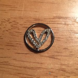 Origami Owl Medium Heart Window Plate